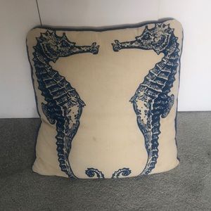 Seahorse pillow